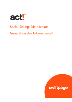 Social Selling: Die nächste Generation des E