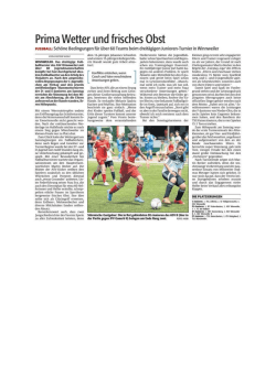 Zeitungsbericht - ASV