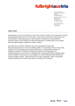 Interessierst du dich f&uuml;r ein Studium in den USA und bist unsicher