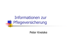 Vortrag vom 19.10.15 - Ambulanter Pflegedienst Peter Kneiske