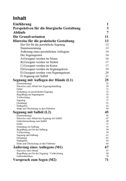 Inhalt - Das Gottesdienst