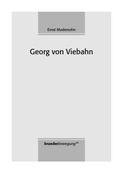 Georg von Viebahn - bruederbewegung.de