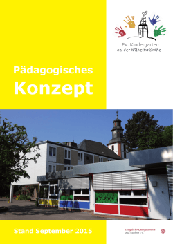 Konzept Kindergarten an der Wilhelmskirche