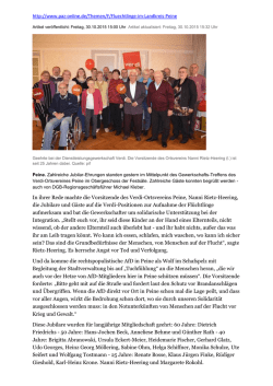 In ihrer Rede machte die Vorsitzende des Verdi