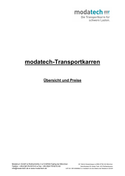 modatech-Transportkarren