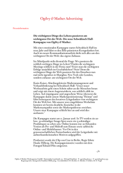 Die wichtigsten Dinge des Lebens passieren am wichtigsten