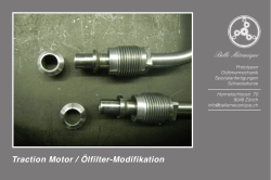 Belle Mécanique Traction Motor / Ölfilter