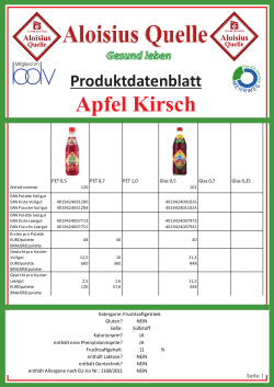 Apfel Kirsch - Aloisius Quelle