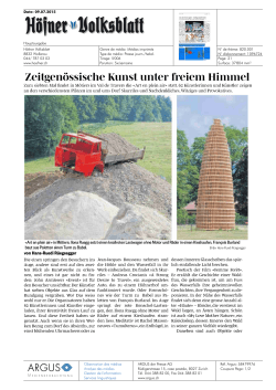 Höfner Volksblatt - Môtiers 2015