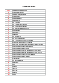 Zusatzstoffe apetito Schw enthält Schweinefleisch Ri enthält