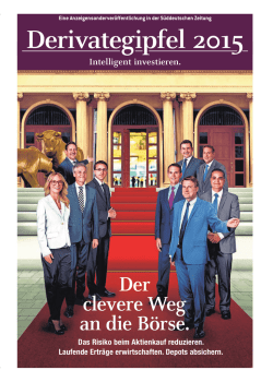 Intelligent investieren