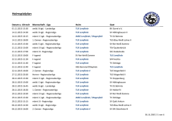 Heimspielplan - Handball Lemf&ouml;rde