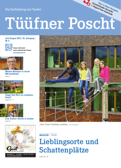 Tüüfner Poscht Ausgabe 06 / 2015