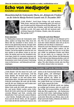 Echo von Medjugorje
