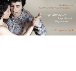 Tango Milonguero - Tangostudio el abrazo