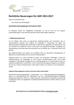 Überblick Neuerungen Stand 26.11.2015 - SFBB Berlin