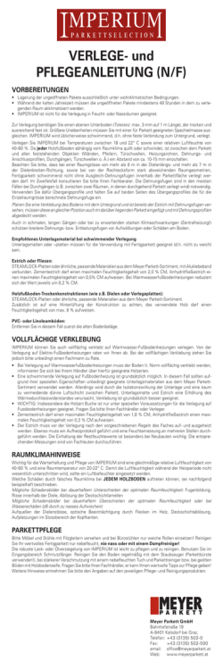 Verlegeanleitung Imperium King