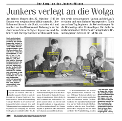 Junkers verlegt an die Wolga
