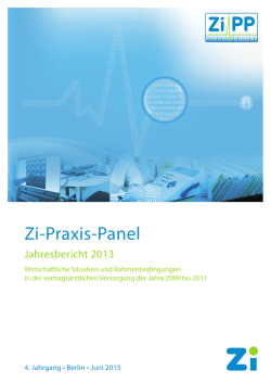 Jahresbericht - Zi - Praxis