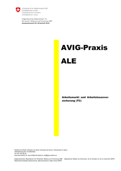 AVIG-Praxis ALE - Treffpunkt