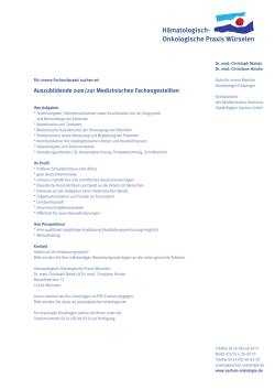 H&auml;matologisch- Onkologische Praxis W&uuml;rselen
