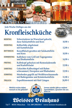Kronfleischküche - Weissen Bräuhaus