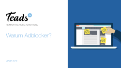 Warum Adblocker?
