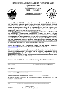HORIZON-VERBAND EUROP&Auml;ISCHER PARTNERSCHULEN
