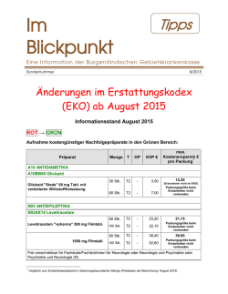 Im Blickpunkt - Burgenländische Gebietskrankenkasse