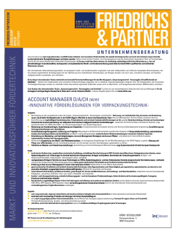 Account Manager/in DACH
