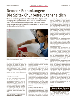 Bündner Woche 4. November 2015