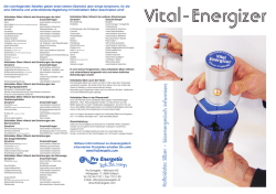 Vital-Energizer Kolloidales Silber