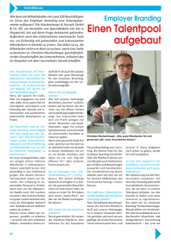 Einen Talentpool aufgebaut