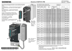 Sinamics G120P BT, IP20 *A5E32294594A_AC