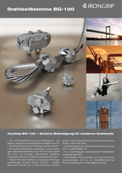 Drahlseilklemme BG-100