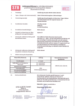 Leistungserklärung Nr.: LST-STAB-13225-02/15