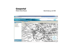 Hilfe - Geoportal Rhein