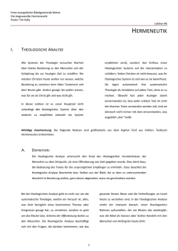 Lektion 6 - Freie evangelische Bibelgemeinde Meine