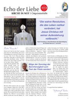 Echo Nr. 3 April 2016