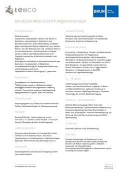Baubeschrieb im pdf