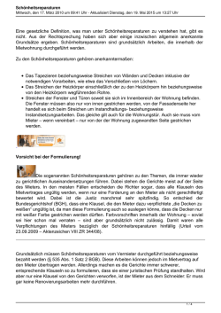 Eine gesetzliche Definition, was man unter
