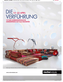 Katalog von Roche Bobois - Stocker