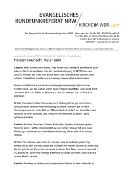 Herzenswunsch: Vater sein