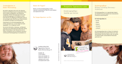 Informationen f&uuml;r zuk&uuml;nftige Tagesm&uuml;tter und