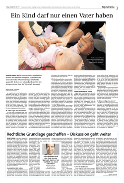 Ein Kind darf nur einen Vater haben