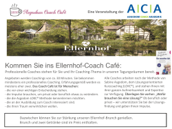 Kommen Sie ins Ellernhof-Coach Café