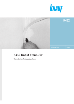 K432 Knauf Trenn-Fix
