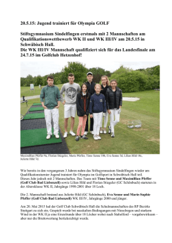 Jugend trainiert für Olympia GOLF15