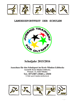 Jugend trainiert f&uuml;r Olympia, 2015