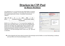 Drucken im CIP-Pool